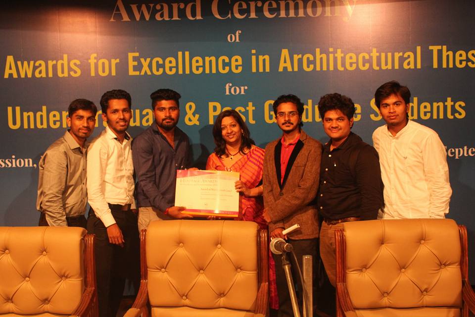 INTACH Heritage award for excellence in documentation-2016 to Srinivas institute of Technology